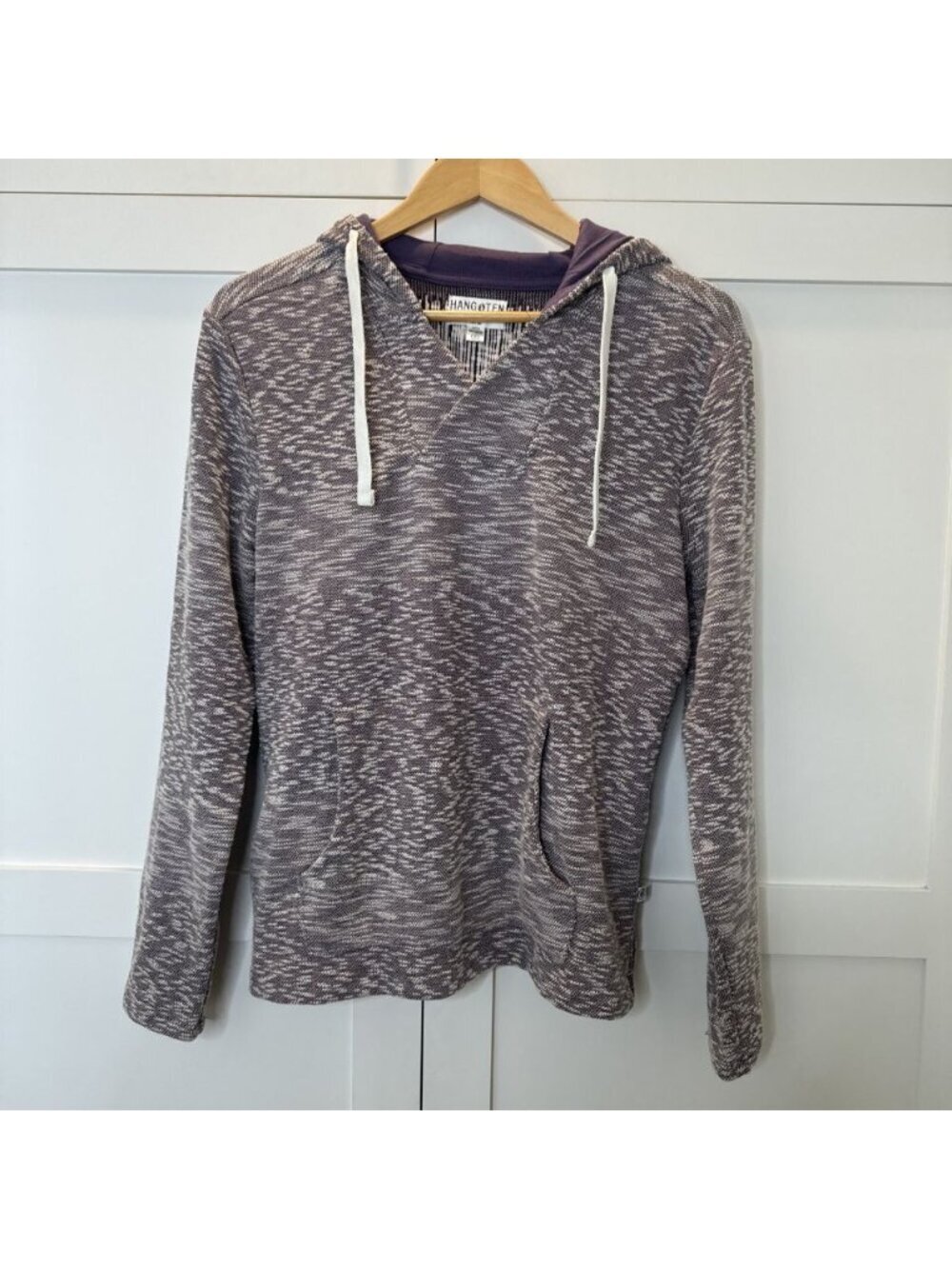 Hang Ten of California Womens Pullover Hoodie with Kangaroo Pocket Y2K Size Sm